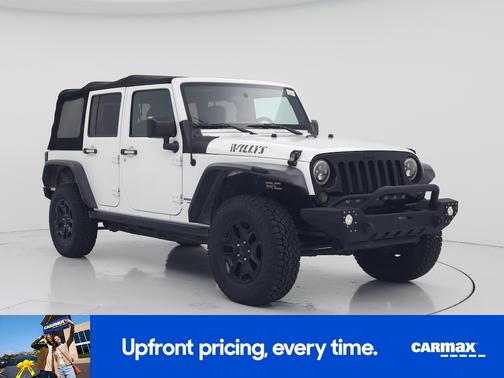 White 2016 Jeep Wrangler Unlimited Willys Wheeler