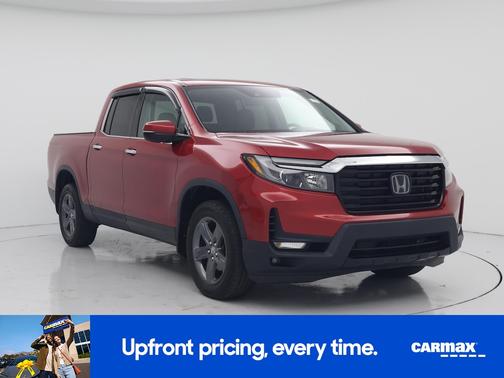 Red 2023 Honda Ridgeline RTL-E