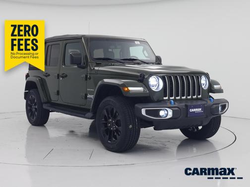 Green 2023 Jeep Wrangler 4xe Unlimited Sahara