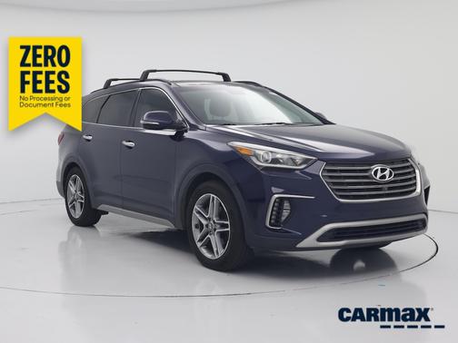 Blue 2017 Hyundai SANTA FE Limited Ultimate