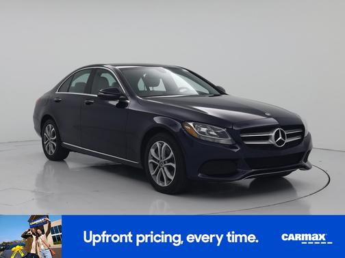 Blue 2018 Mercedes-Benz C-Class
