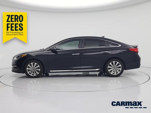 Black 2017 Hyundai SONATA Sport