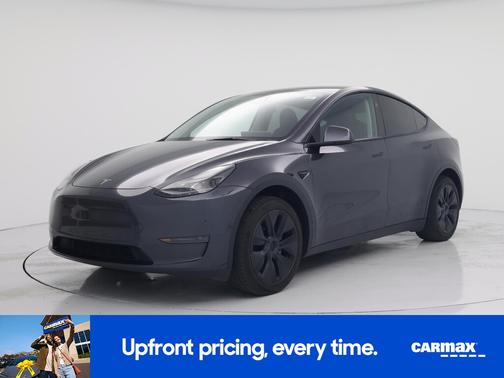 Gray 2025 Tesla Model Y Long Range