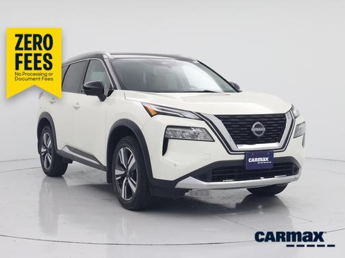 White 2023 Nissan Rogue Platinum