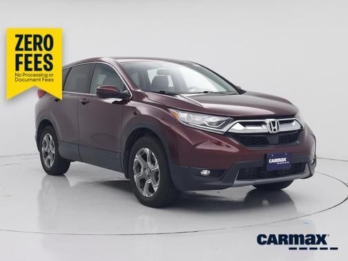 Burgundy 2017 Honda CR-V EX-L