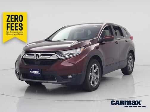 Burgundy 2017 Honda CR-V EX-L