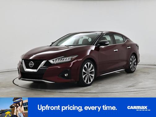 Red 2021 Nissan Maxima Platinum