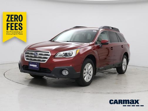 Red 2017 Subaru Outback 2.5I Premium