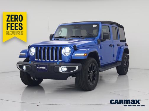 Blue 2023 Jeep Wrangler 4xe Unlimited Sahara