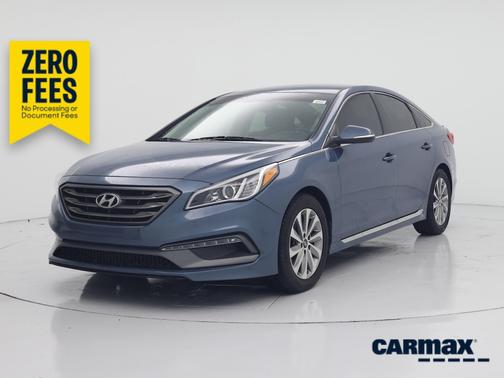 Blue 2017 Hyundai SONATA Sport
