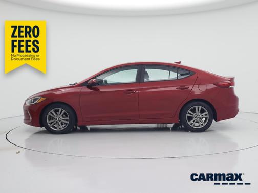 Red 2017 Hyundai ELANTRA Value Edition