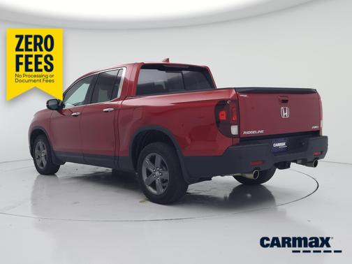 Red 2023 Honda Ridgeline RTL-E