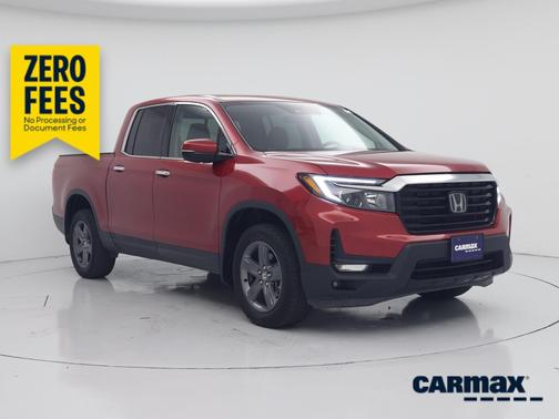 Red 2023 Honda Ridgeline RTL-E