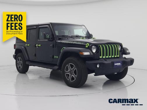 Black 2022 Jeep Wrangler Unlimited Sport S