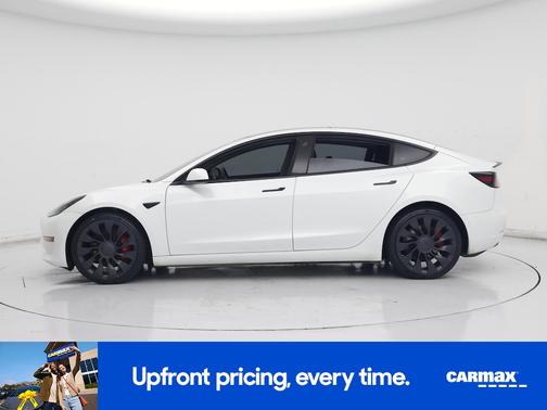 White 2022 Tesla Model 3 Performance