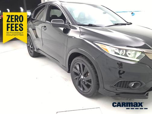 Black 2021 Honda HR-V Sport