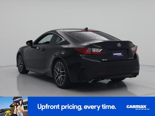 Black 2015 Lexus RC 350