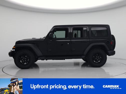 Black 2022 Jeep Wrangler Unlimited Willys