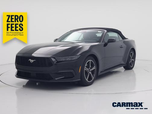 Black 2025 Ford Mustang Ecoboost Premium