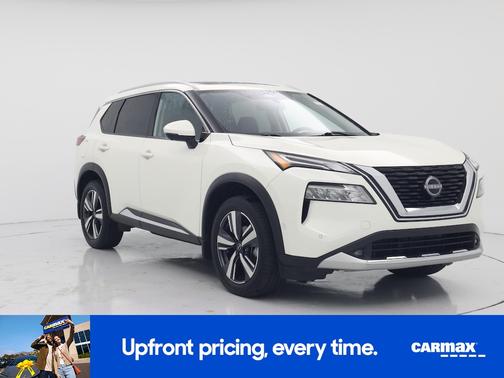 White 2022 Nissan Rogue Platinum