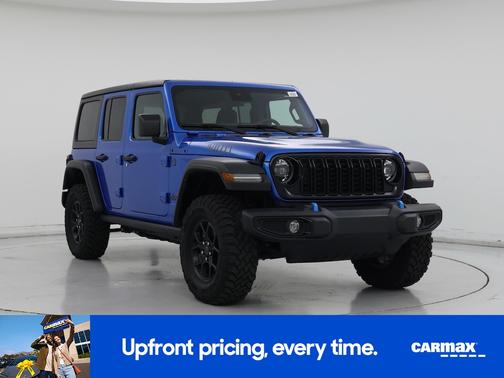 Blue 2024 Jeep Wrangler Willy's
