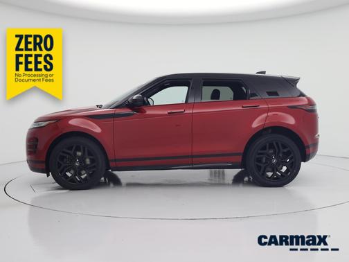 Red 2023 Land Rover Range Rover Evoque S