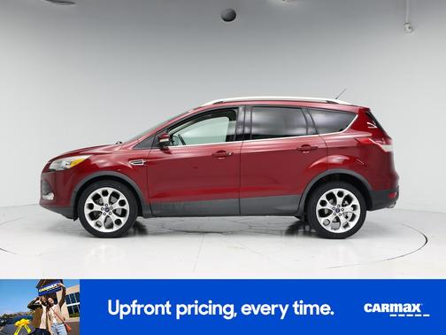 Red 2015 Ford Escape Titanium