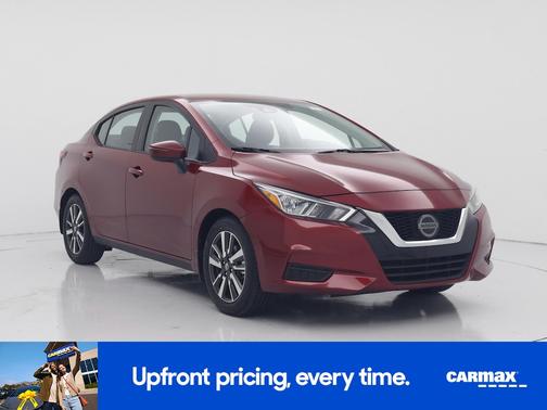 Red 2020 Nissan Versa SV