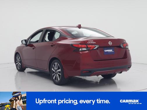 Red 2020 Nissan Versa SV
