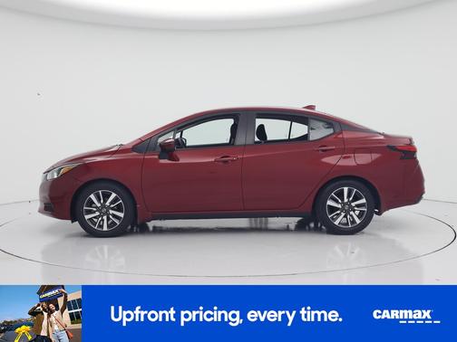 Red 2020 Nissan Versa SV