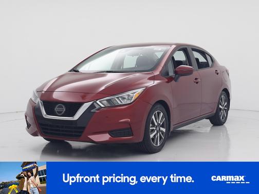 Red 2020 Nissan Versa SV