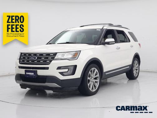 White 2017 Ford Explorer Limited