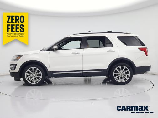 White 2017 Ford Explorer Limited