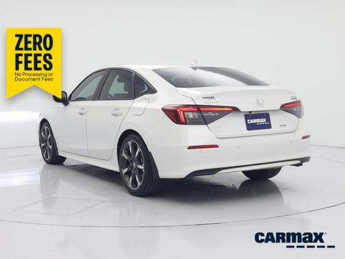 White 2025 Honda Civic Hybrid Sport Touring