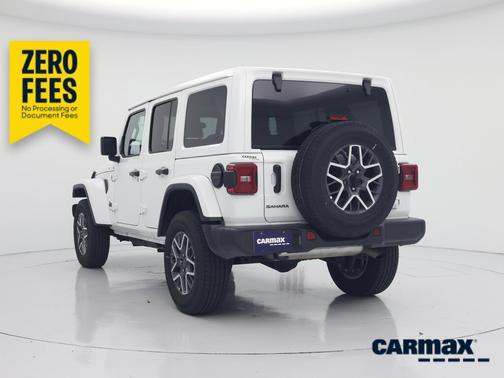 White 2025 Jeep Wrangler Sahara