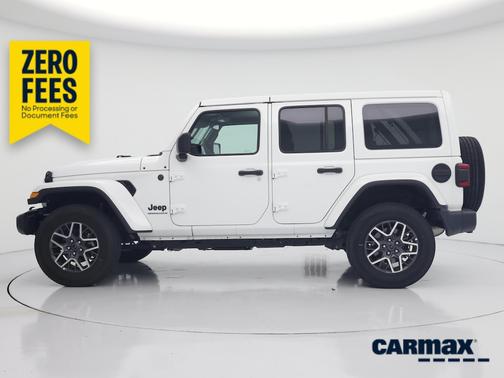 White 2025 Jeep Wrangler Sahara