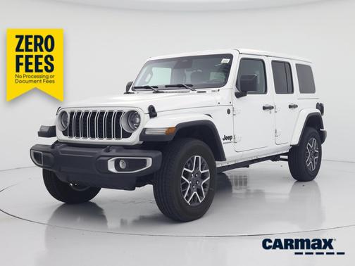 White 2025 Jeep Wrangler Sahara