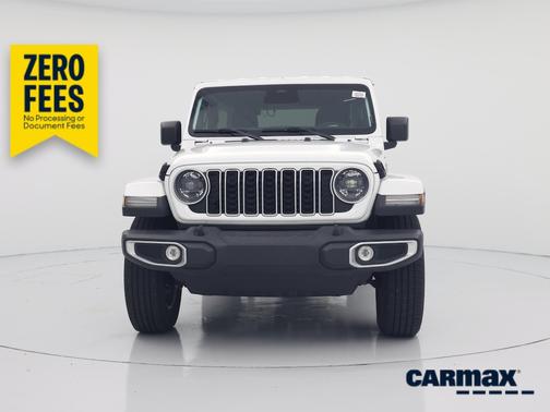 White 2025 Jeep Wrangler Sahara
