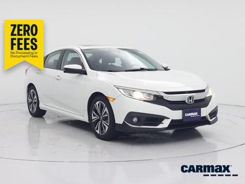 White 2016 Honda Civic EX-L