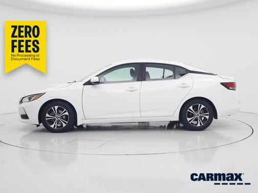 White 2023 Nissan Sentra SV