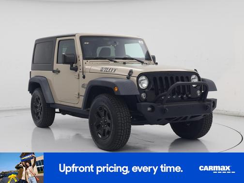 Tan 2016 Jeep Wrangler Willys Wheeler