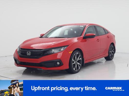 Red 2020 Honda Civic Sport