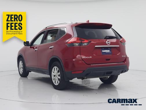Red 2017 Nissan Rogue SV