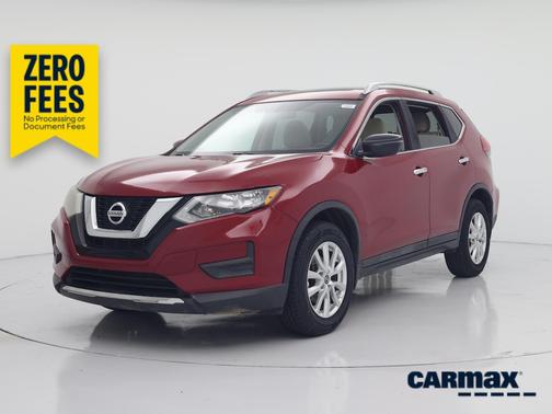 Red 2017 Nissan Rogue SV