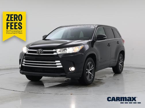 Black 2019 Toyota Highlander LE Plus