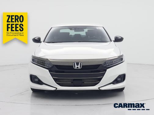 White 2022 Honda Accord Sport