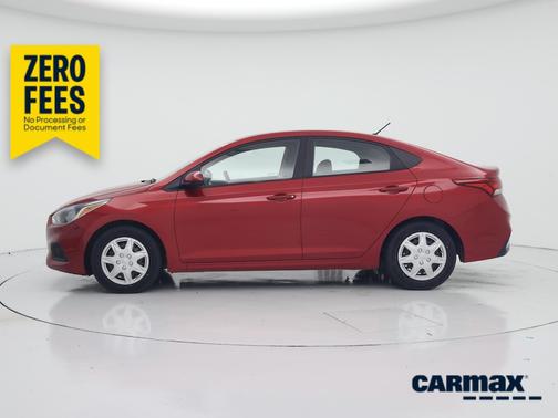 Red 2020 Hyundai Accent SE