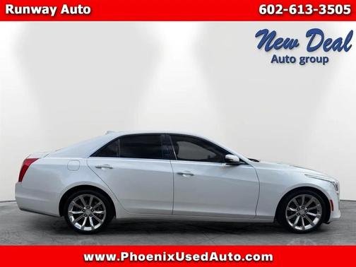 Crystal White Tricoat 2017 Cadillac CTS 2.0L Turbo Luxury