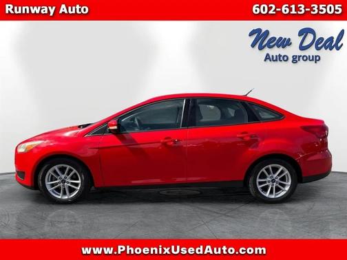 Red 2017 Ford Focus SE