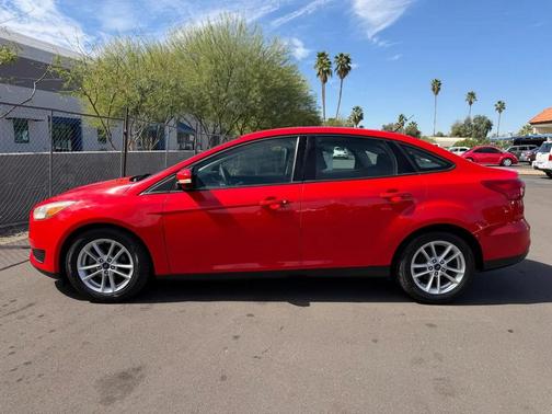 Red 2017 Ford Focus SE